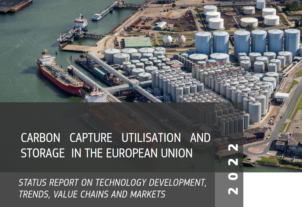 Cover of the new EU Commission Report on the Status of CCUS in the European Union